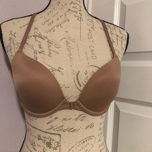PINK Victoria's Secret Other - Victoria’s Secret 32D Pink wear everywhere push-up bra nude racer back